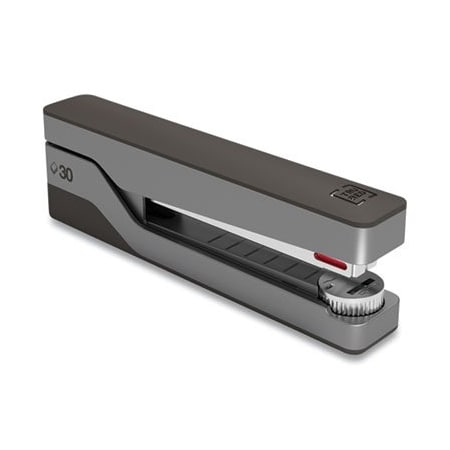 Tru Red PREMIUM DESKTOP FULL STRIP STAPLER, 30-SHEET CAPACITY, GRAY/BLACK 24418173